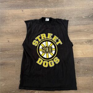 Black Street Dogs Sleeveless T-Shirt